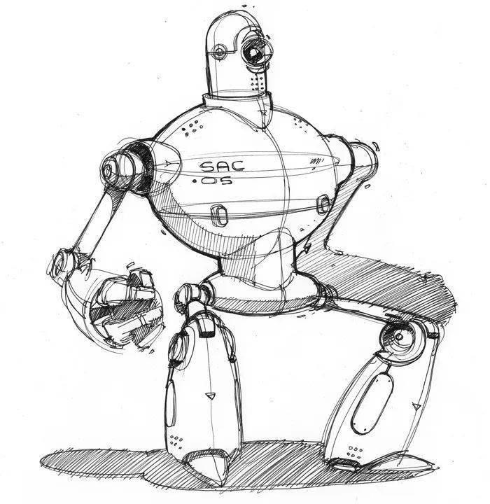 【图集】分享一波机器人手绘图