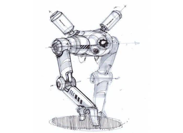 图集分享一波机器人手绘图