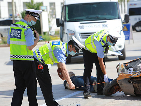 道路交通事故现场勘查技能大比武