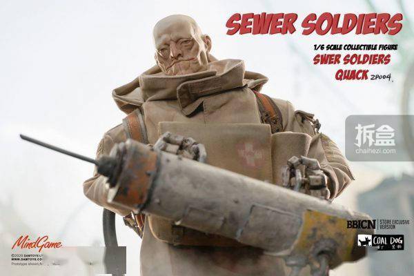 DAMTOYS x COALDOG 1/6 MindGame限定版 ZP004 BBICN限定】DAMTOYS x COALDOG煤厂黑狗1/6 MindGame 5周年限量店铺版