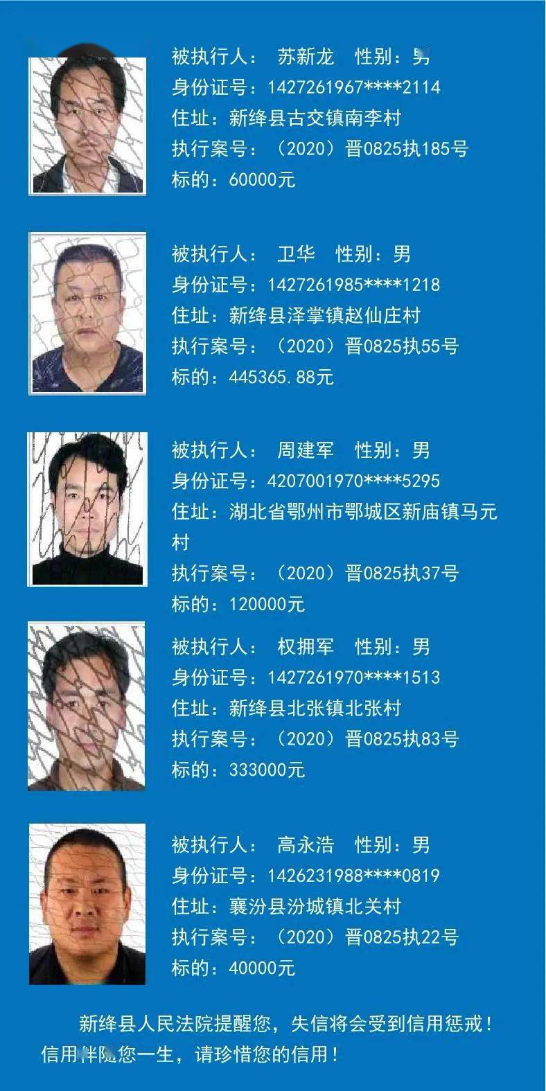 法院实名曝光!_新绛县