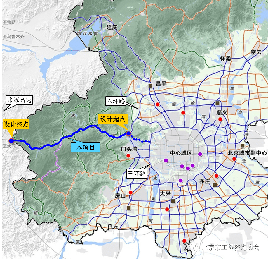 三家店,五里屯地区这三条快速路陆续开通后!未来出行将超方便!