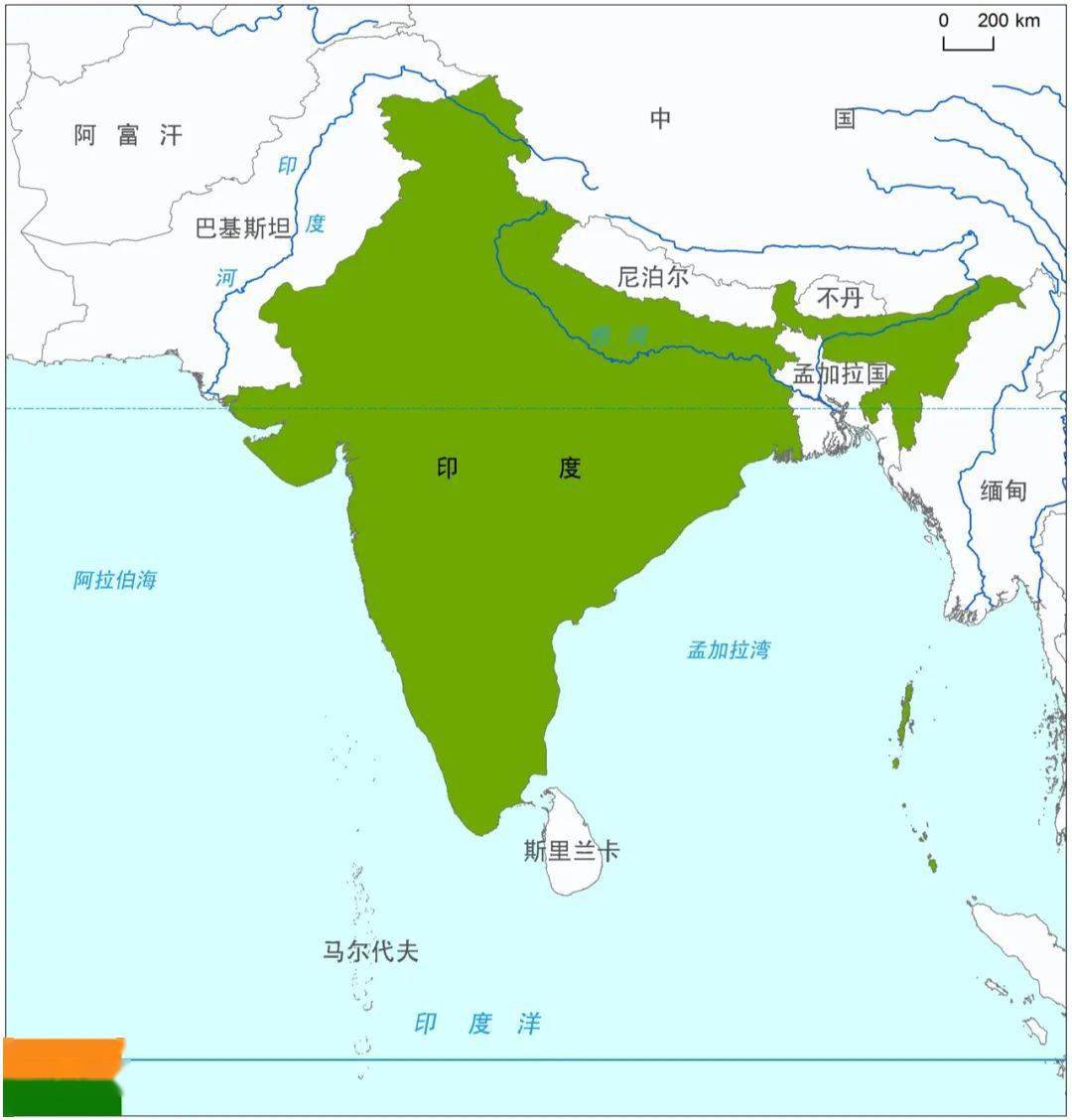 印度是南亚最大的国家.风水宝地