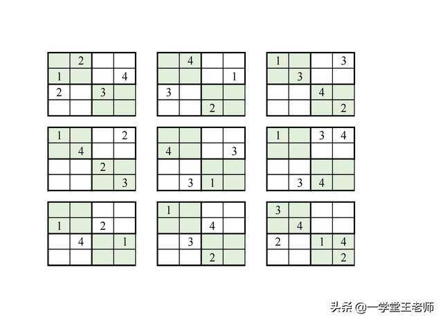比如六宫数独如下图示: 在趣味数学专栏系列中,王老师也是重点推荐