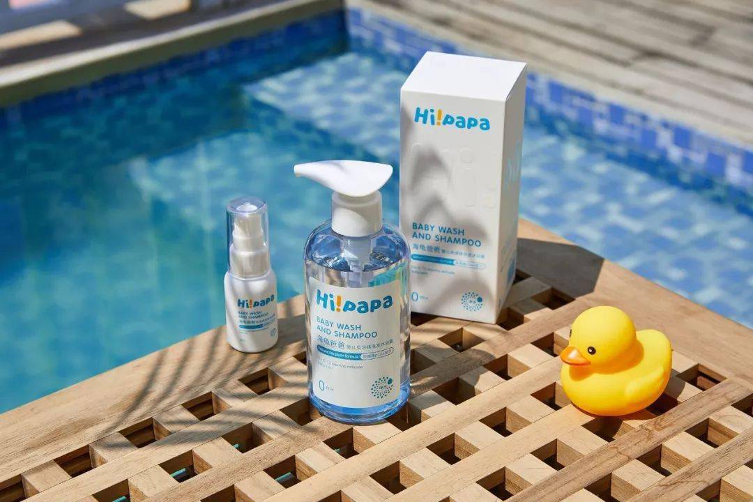 Hipapa|洗澡、洗头、净水三合一的免冲洗儿童沐浴露