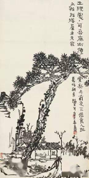 潘天寿山水画50幅，很少见_搜狐网