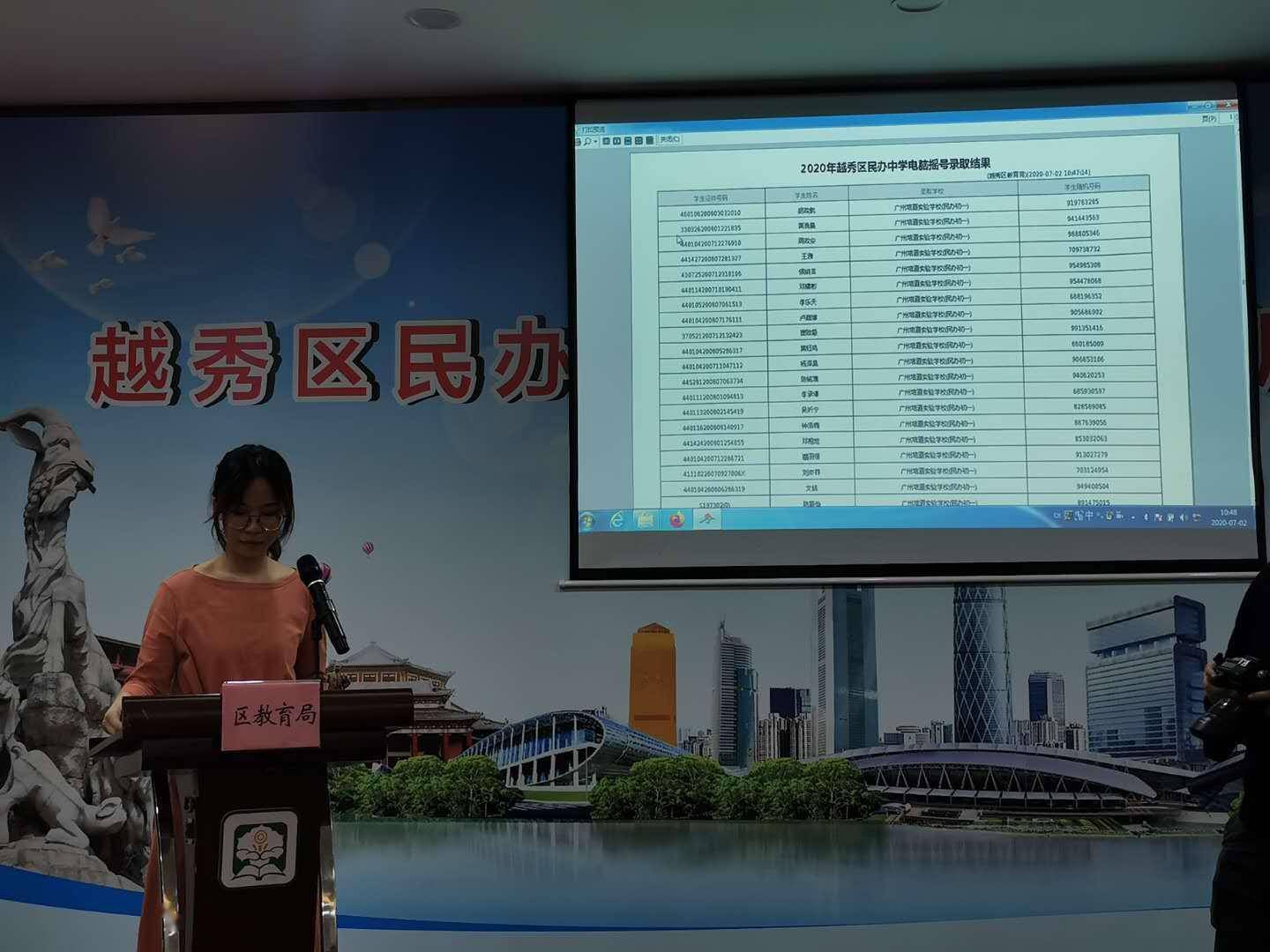 2020年越秀区中学排名_速看!2020年越秀区民办小学电脑派位完成(2)