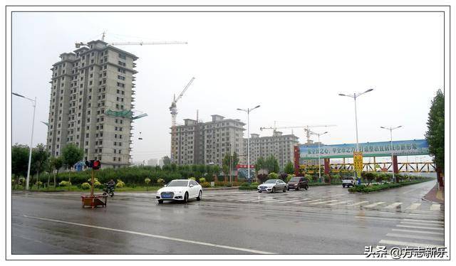 「图说新乐市」新乐市美丽城区晨雨