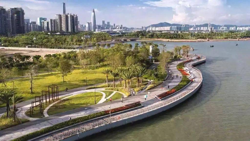 山水城市滨水公共空间景观设计深圳湾蛇口滨海长廊