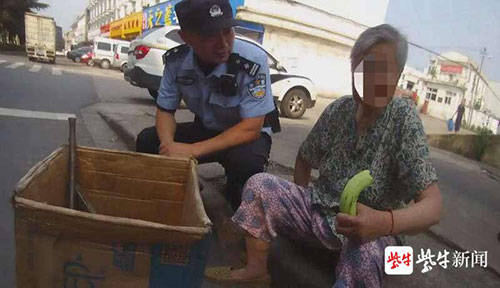 耄耋老人迷路后坚持自己找家险中暑，民警无奈