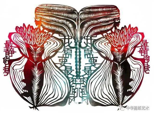 艺术研究院特别发布"抗疫情 迎春暖花开"为主题的现代剪纸艺术作品