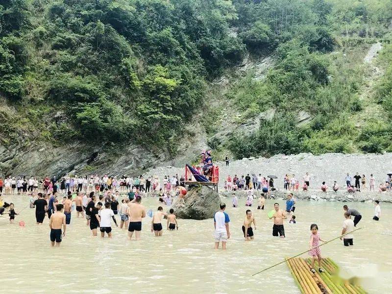 创建天府旅游名县丨盛夏时节北川洒啦溪与你阵阵清凉