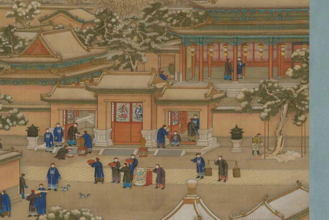 清代 万国来朝》图