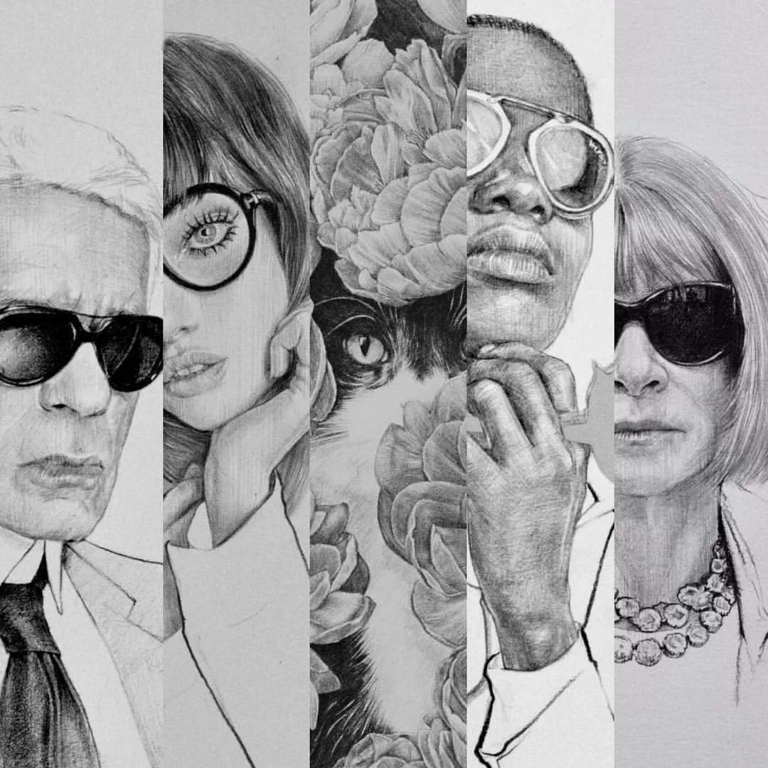 大神|时装画灵感|三庭五眼傻傻分不清楚?大神Nadia Coolrista超美步骤分享!