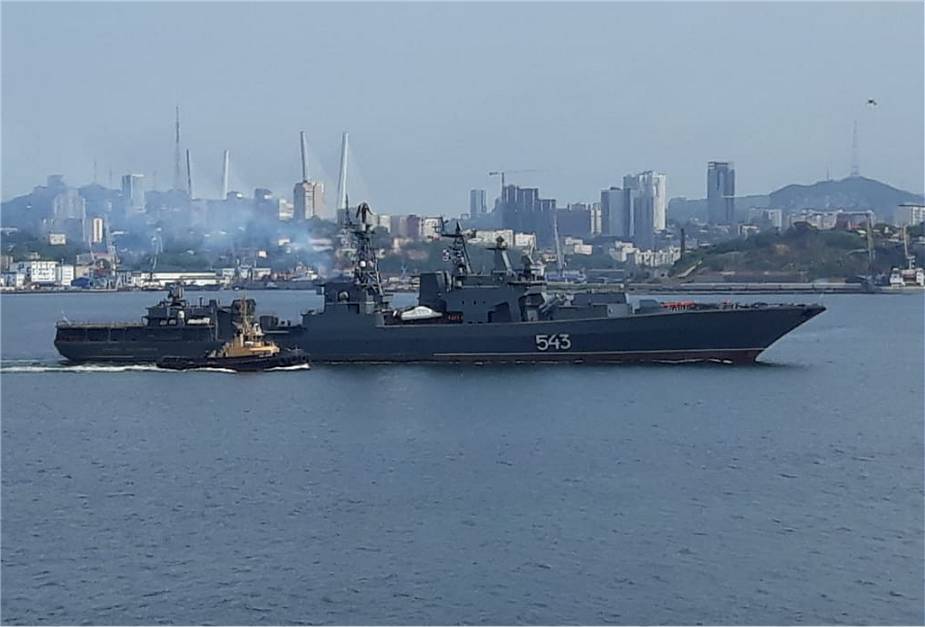 俄罗斯海军"沙波什尼科夫元帅"号驱逐舰升级后进行海试