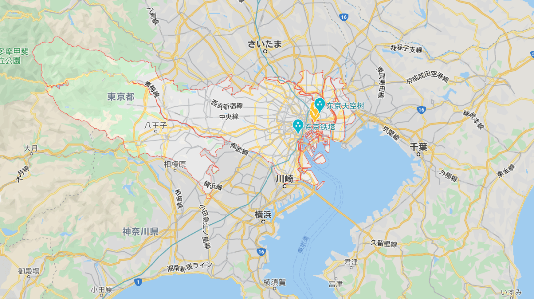 大阪都市圈人口是东京一半_东京大阪地图(2)