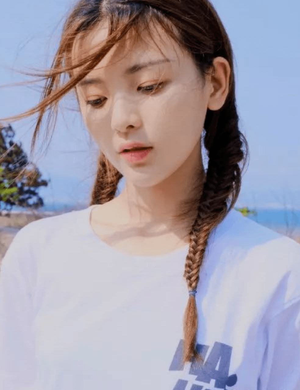 头发|又美又降温，幂姐的编发有点东西…