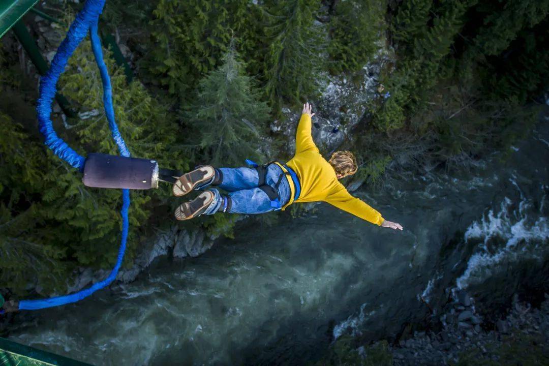 bungee jumping, whistler