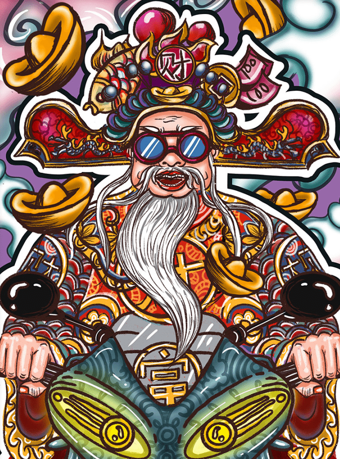 国潮插画丨想画好插画必备之-104款国潮psd全图层技术