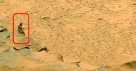 (火星疑似外星人照片)