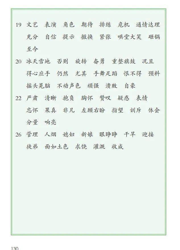 电子课本 | 2020秋季部编版语文四年级上册（预习用，可打印）