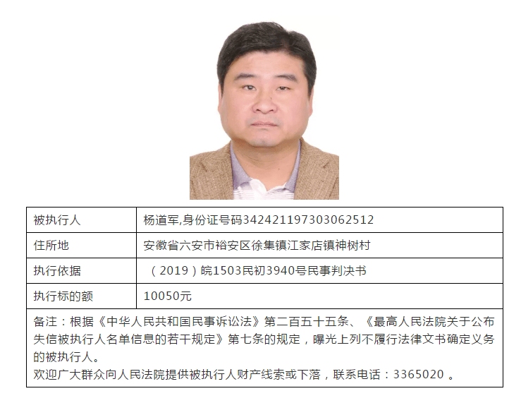 六安这6人被实名曝光