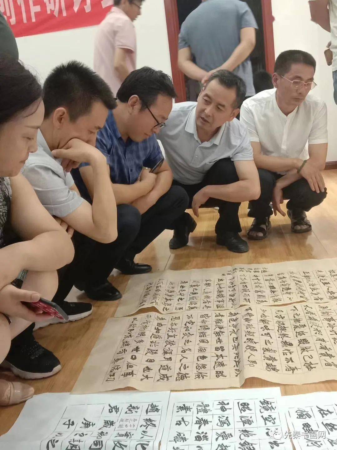 凤翔县书法家协会创作研讨会在隃墨轩举行