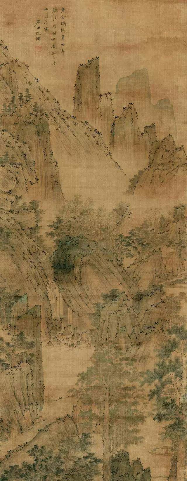 他是明朝画家,他所开启的吴门画派,上承宋元,下启明清