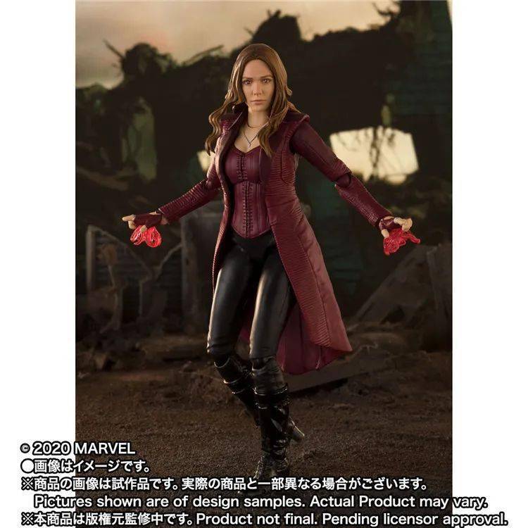 新品预定万代魂限定shf复仇者联盟4绯红女巫红眼scarletwitch