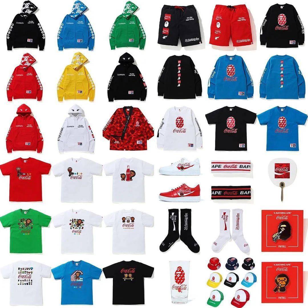 系列|预警：Bape x 可口可乐联名系列大量单品曝光，本周限量发售！