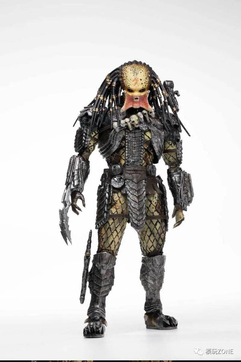 美系hiyatoys新品118系列异形大战铁血战士疤痕战士露面版