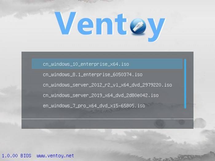 ventoy in linux