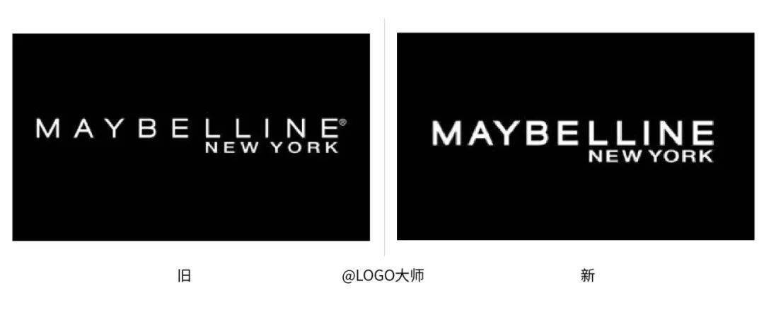 maybelline美宝莲换新logo