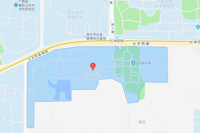 南宁职业技术学院 地址:西乡塘区大学西路169号