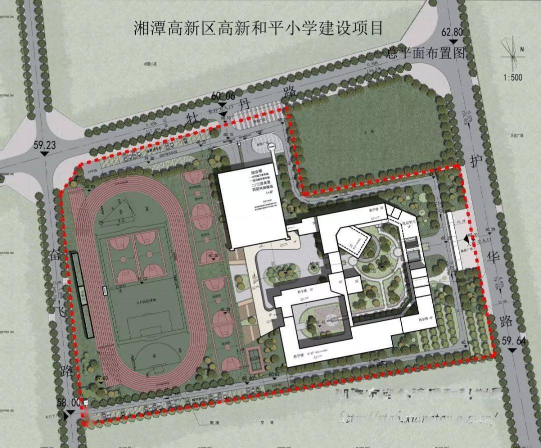 湘潭这所在建名校封顶了!还将新建一所幼儿园