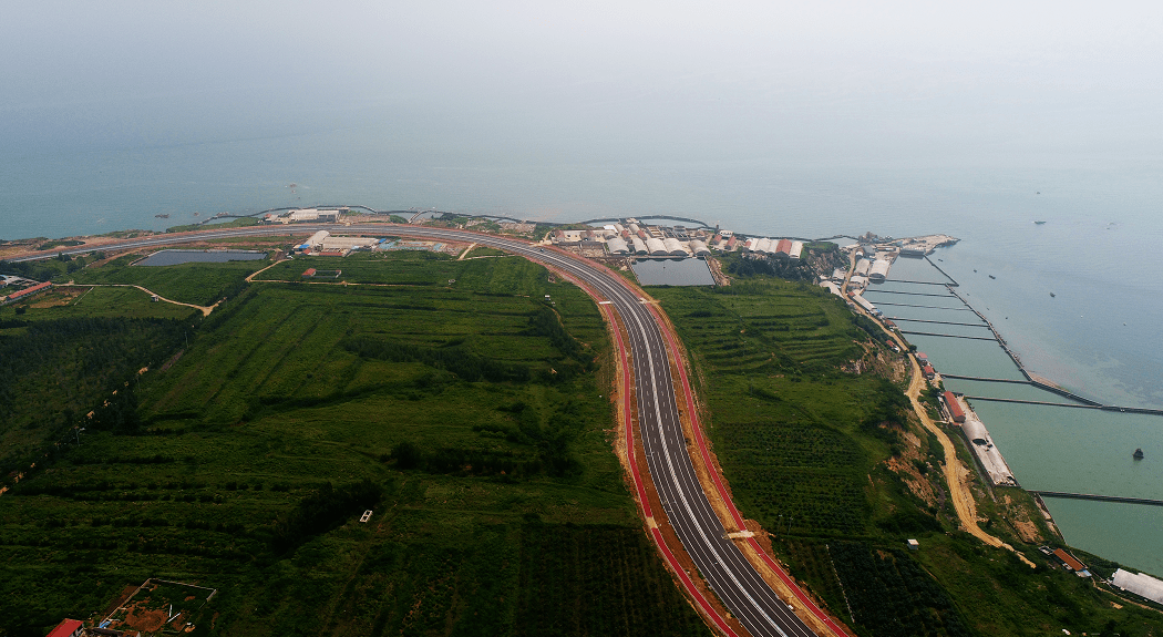 烟台滨海路蓬莱段公路工程 最新进展来了