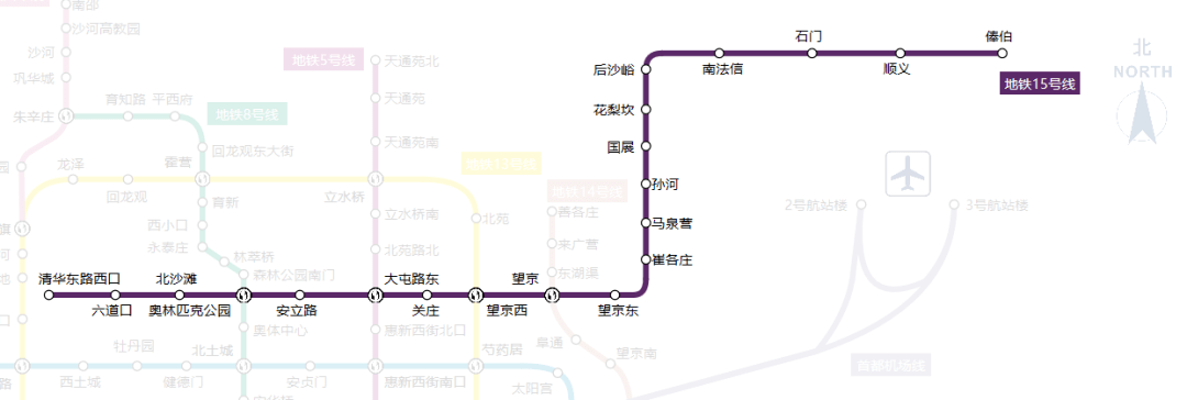 周知北京这些地铁有最新消息15号线西延13号线加站