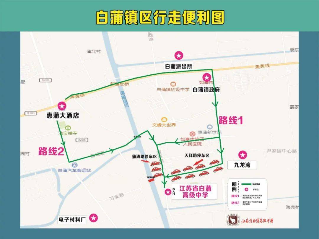 如皋中学,白蒲中学等8所高中