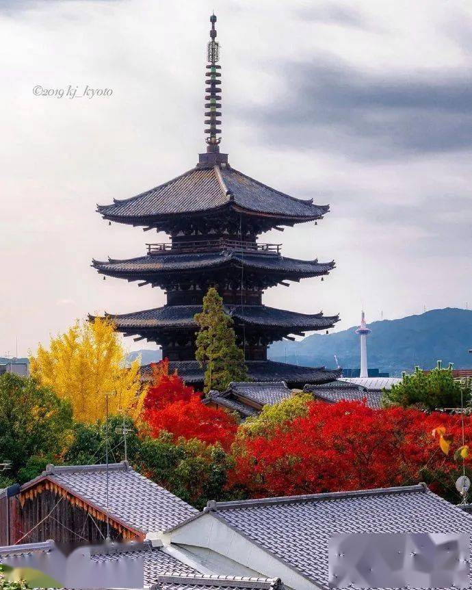 透视日本日本京都法观寺五重塔