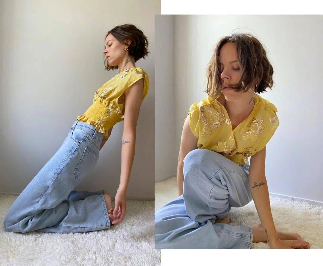 牛仔裤|打败万茜、宁静的王霏霏竟然是个ZARA女孩，想get她的49元同款T！