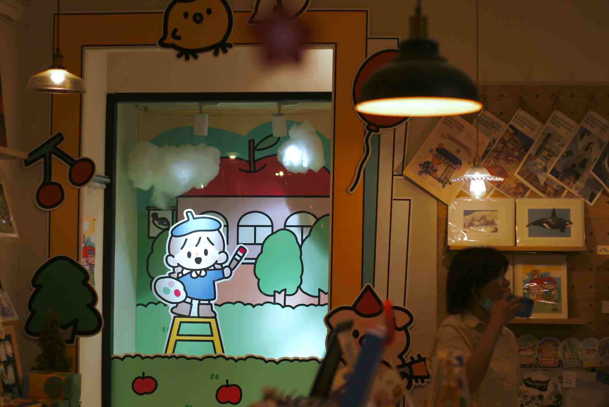 插画|上海小店故事｜一间房间，一个插画的世界