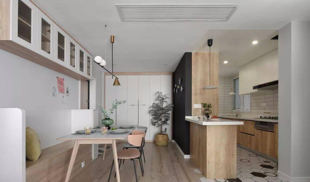 色彩|110㎡现代欧式混搭风，柔美的色彩搭配，美翻了整个家！