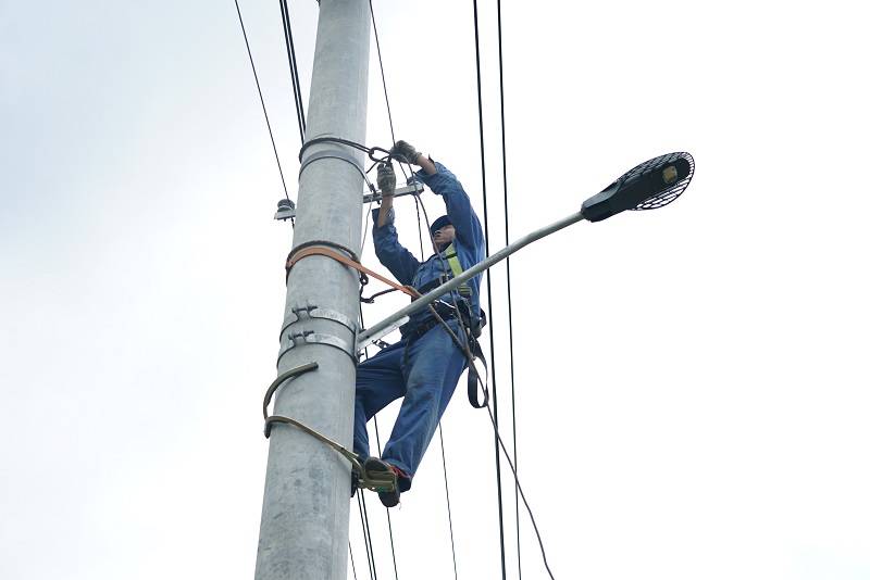 工人|图集｜迎战“黑格比” 电力工人抢修电网为市民送电
