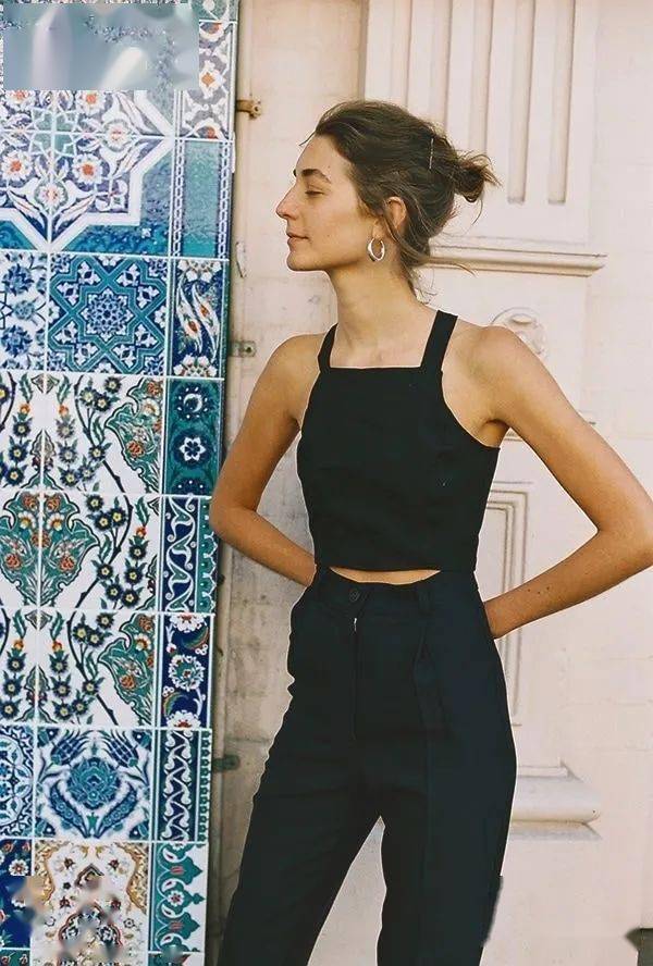 look|背心+西裤，超A气场！