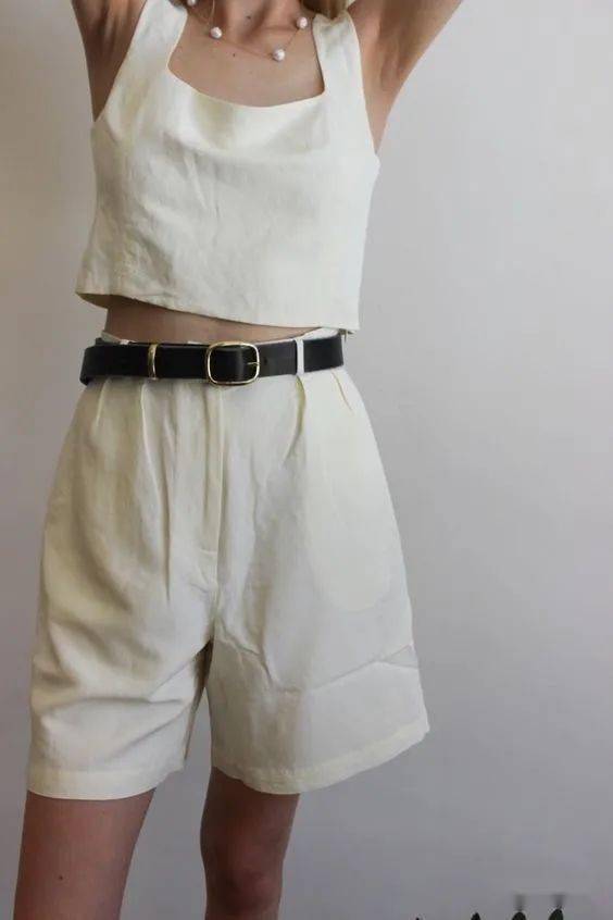 look|背心+西裤，超A气场！