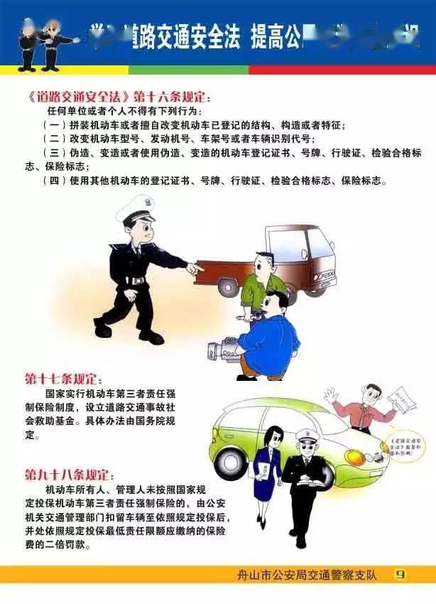 【夏季三送之送法律】图解《道路交通安全法》