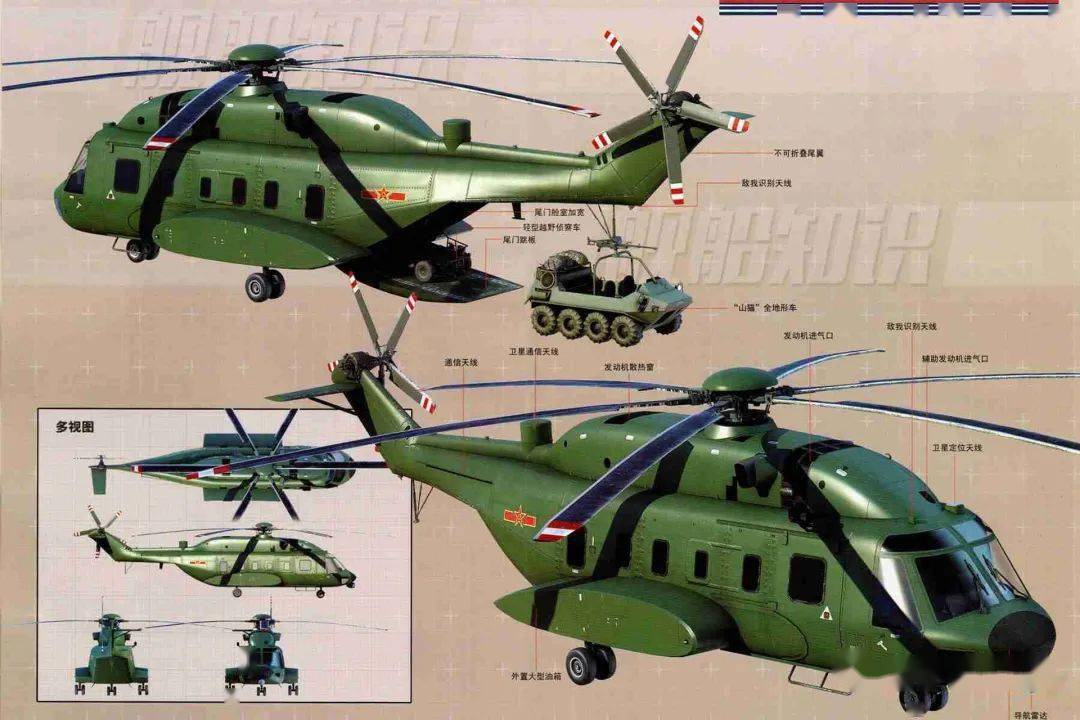 解放军隐藏太深,全新重型直升机首次公开,引发外界高度关注