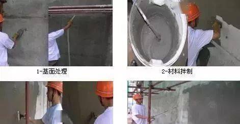 2为增加挤塑板与基层几何面层的粘结力,应在挤塑板两面各刷界面剂一道