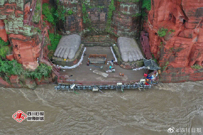 佛脚|最新消息！乐山大佛景区预计将于本周内向游客重新开放