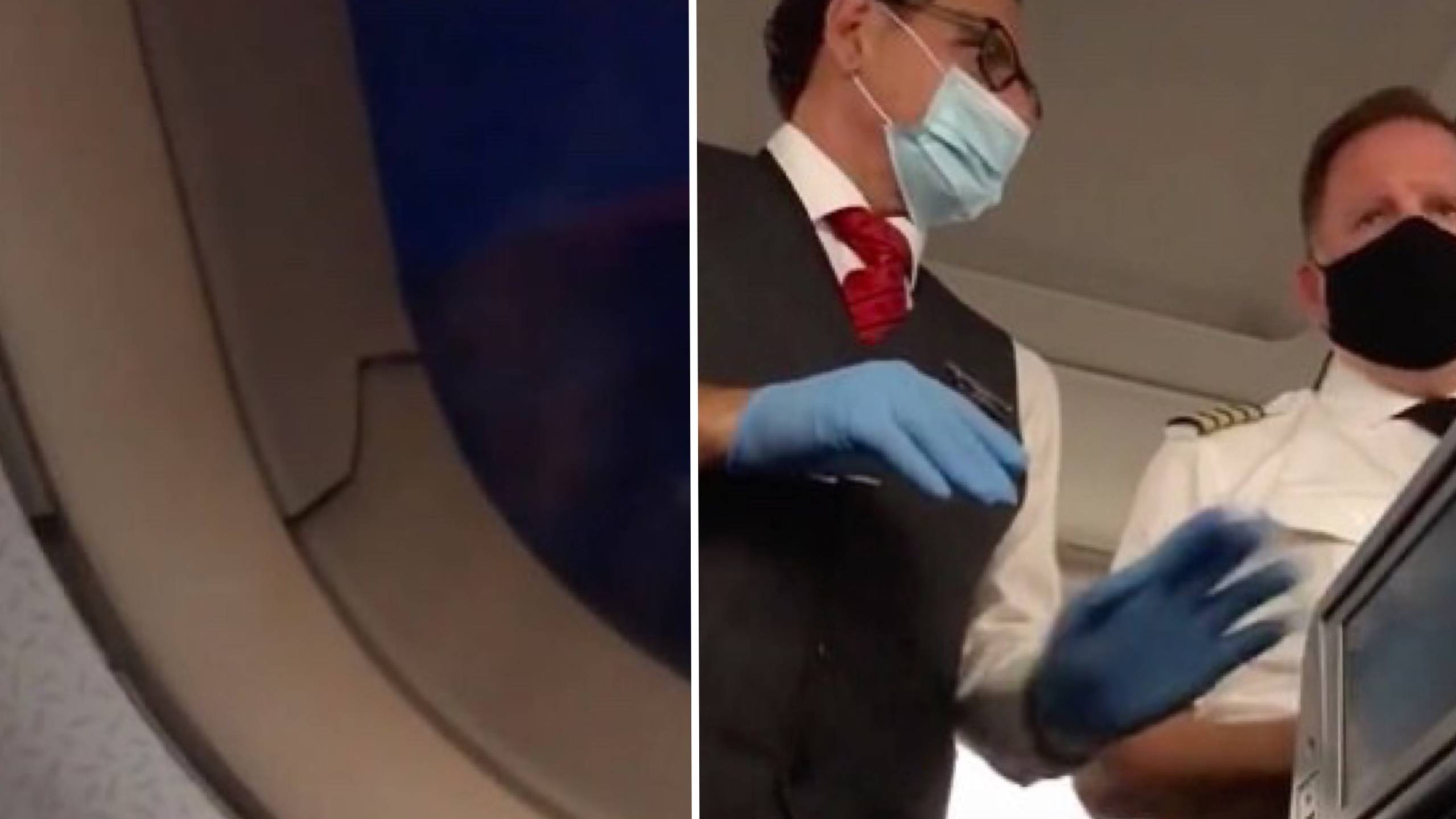 男子|男子坐飞机时发现窗户有裂缝 航空公司称：没有危险